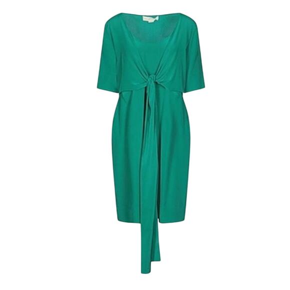 Stella McCartney Sheath Dress Emerald Green Size 10 - Picture 1 of 11